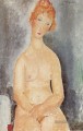 assis nu 1918 Amedeo Modigliani